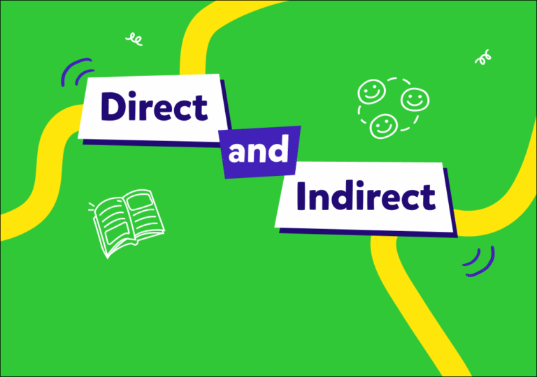 الكلام المباشر والغير مباشر في اللغة الإنجليزية Direct & Indirect Speech