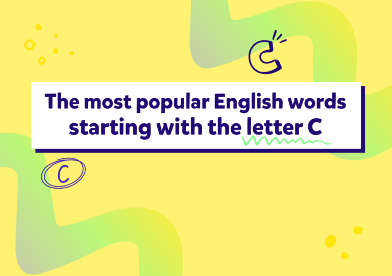 كلمات بحرف C بالإنجليزية: الترجمة والنطق والأمثلة 