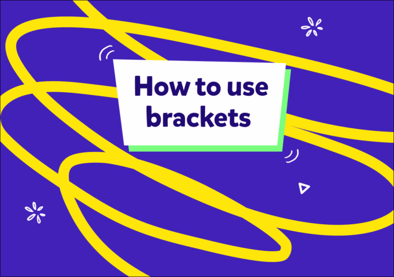 ¿Sabes qué son los brackets en inglés? Descúbrelo y aprende a utilizarlos
