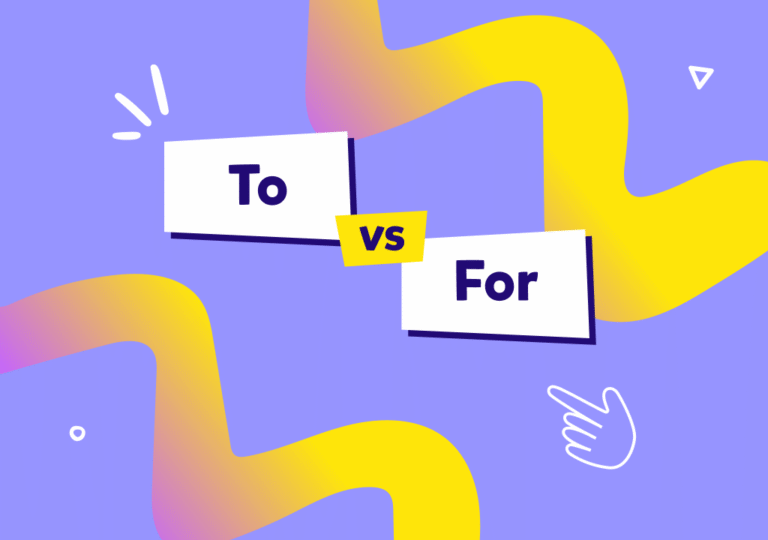 Diferencia entre to y for en inglés: Guía Completa con Ejemplos