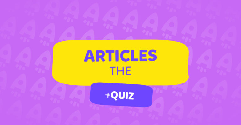 Articoli determinativi in inglese