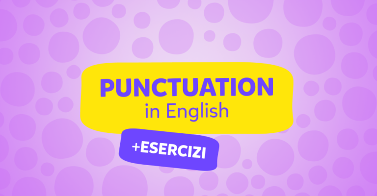 Come usare la punteggiatura in inglese?