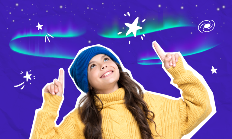 Aurora boreală: Cum îi explici copilului acest fenomen mirific?