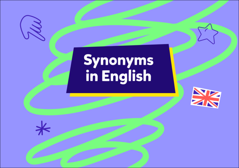 Synonyms: İngilizcede eş anlamlı kelimeler nelerdir?